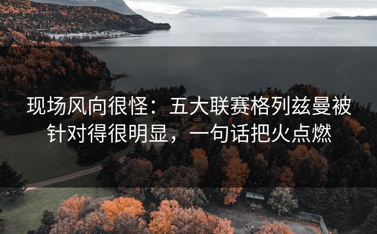 现场风向很怪：五大联赛格列兹曼被针对得很明显，一句话把火点燃